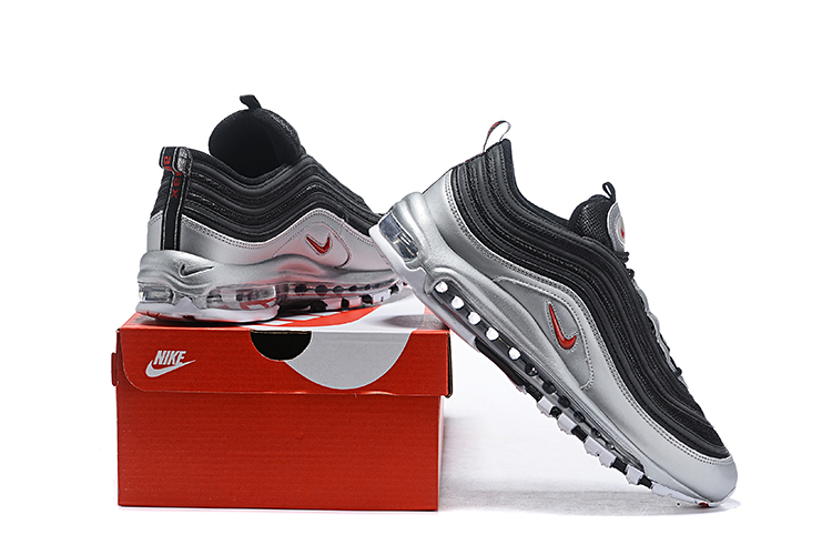 nike air max 97 - Plateado Negro