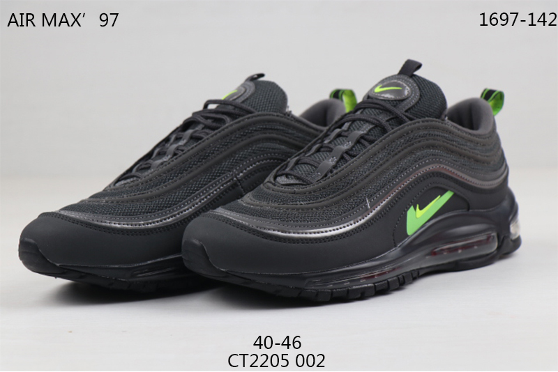 nike air max 97 - Negro Verde