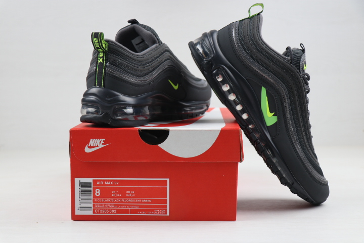 nike air max 97 - Negro Verde