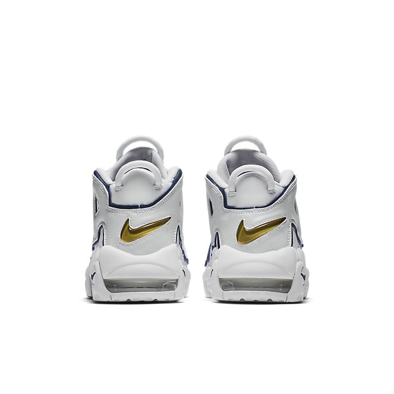nike air more uptempo - Blanco Azul Dorado