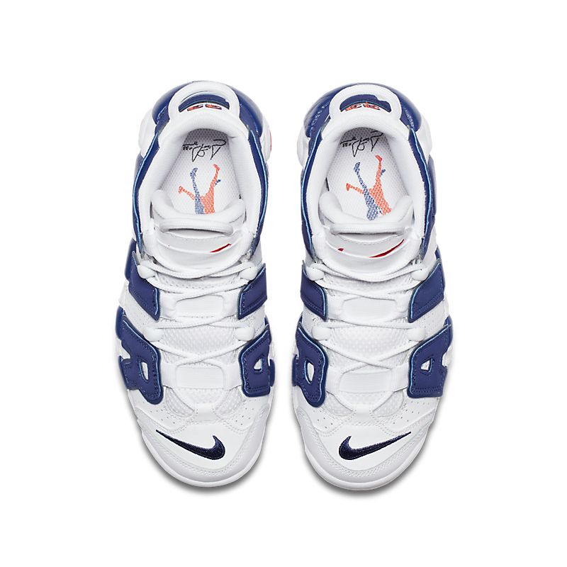 nike air more uptempo - Blanco Azul Rojo