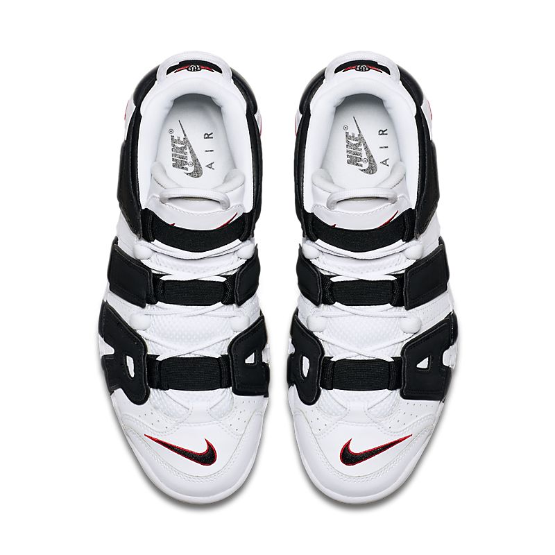 nike air more uptempo - Blanco Negro Rojo