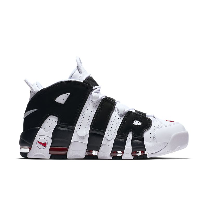 nike air more uptempo - Blanco Negro Rojo
