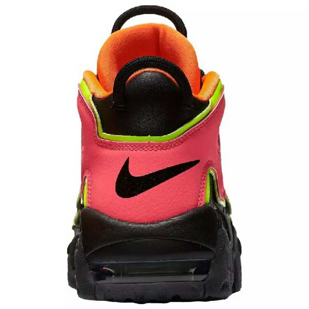 nike air more uptempo - Negro Rojo Amarillo