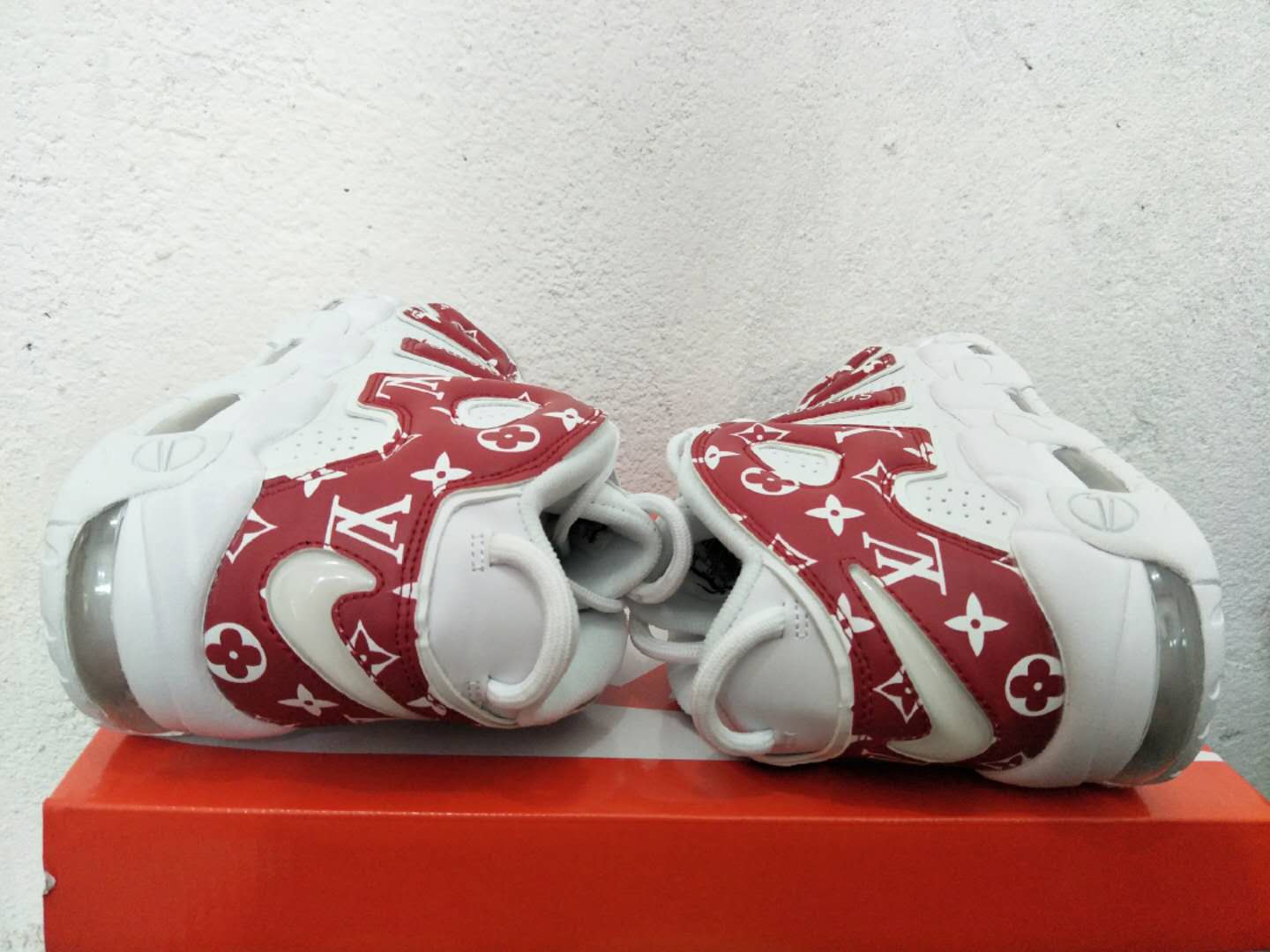 nike air more uptempo - Blanco Rojo