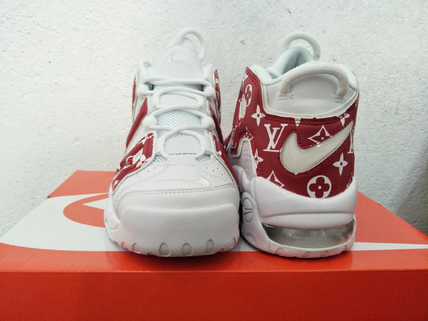 nike air more uptempo - Blanco Rojo