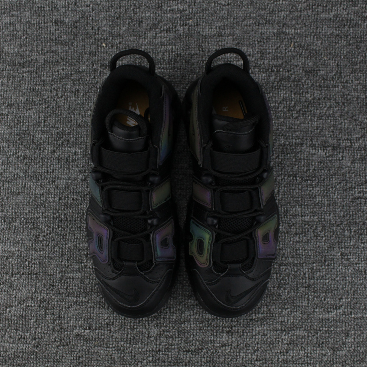 nike air more uptempo - Negro Arcoiris