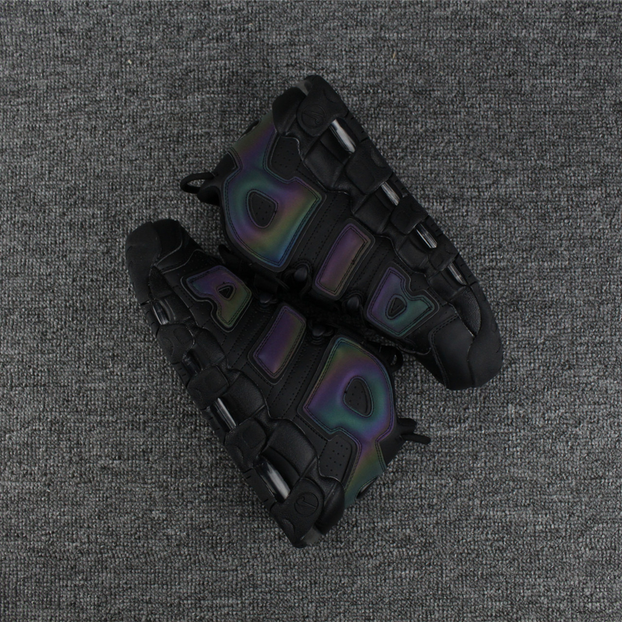nike air more uptempo - Negro Arcoiris