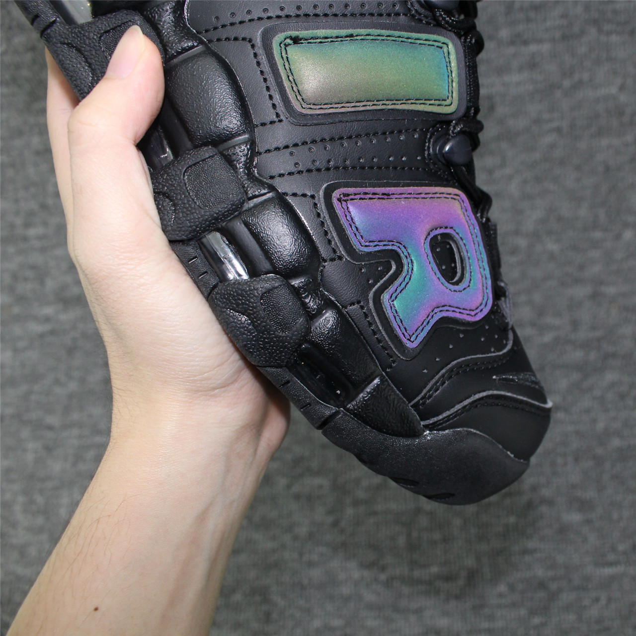 nike air more uptempo - Negro Arcoiris