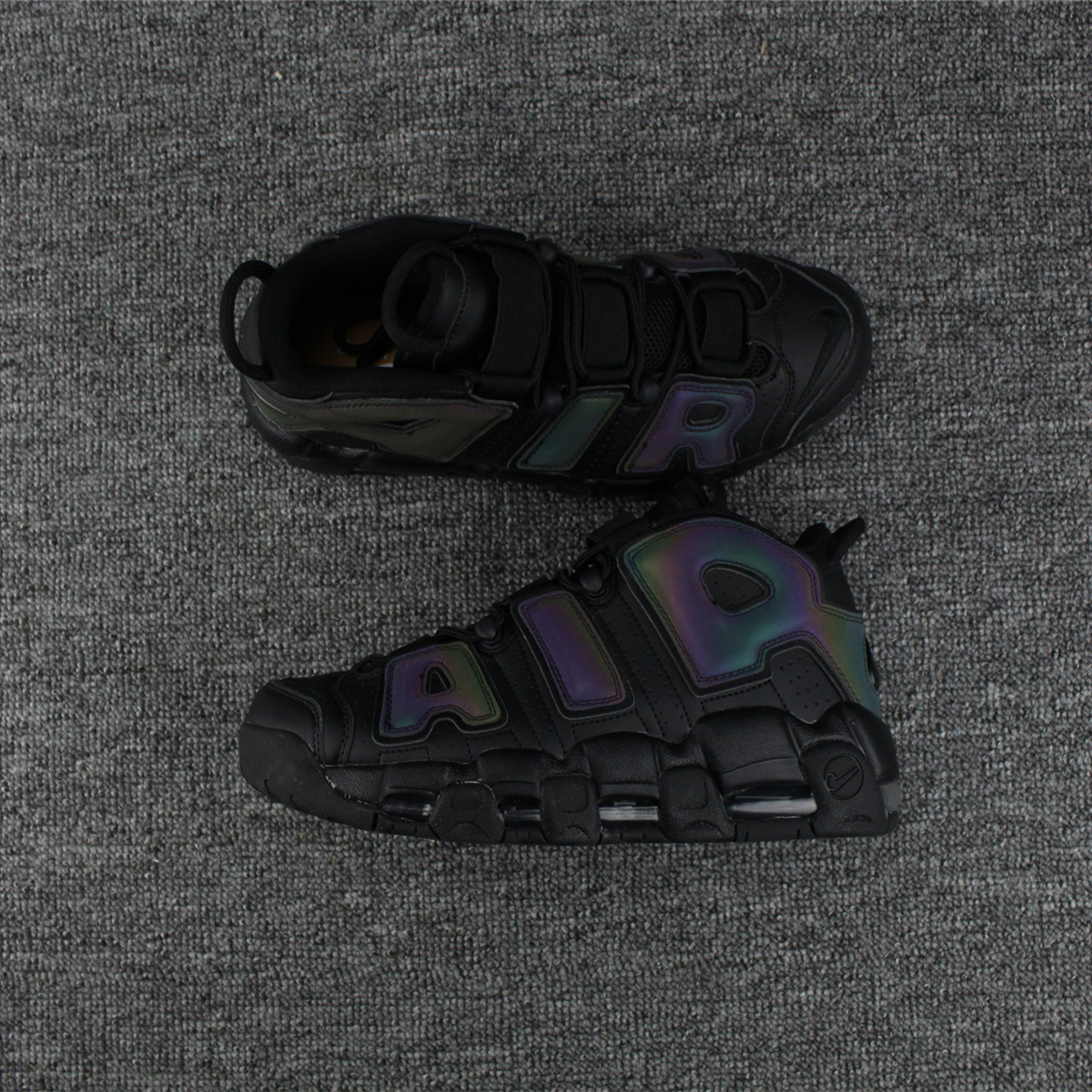 nike air more uptempo - Negro Arcoiris