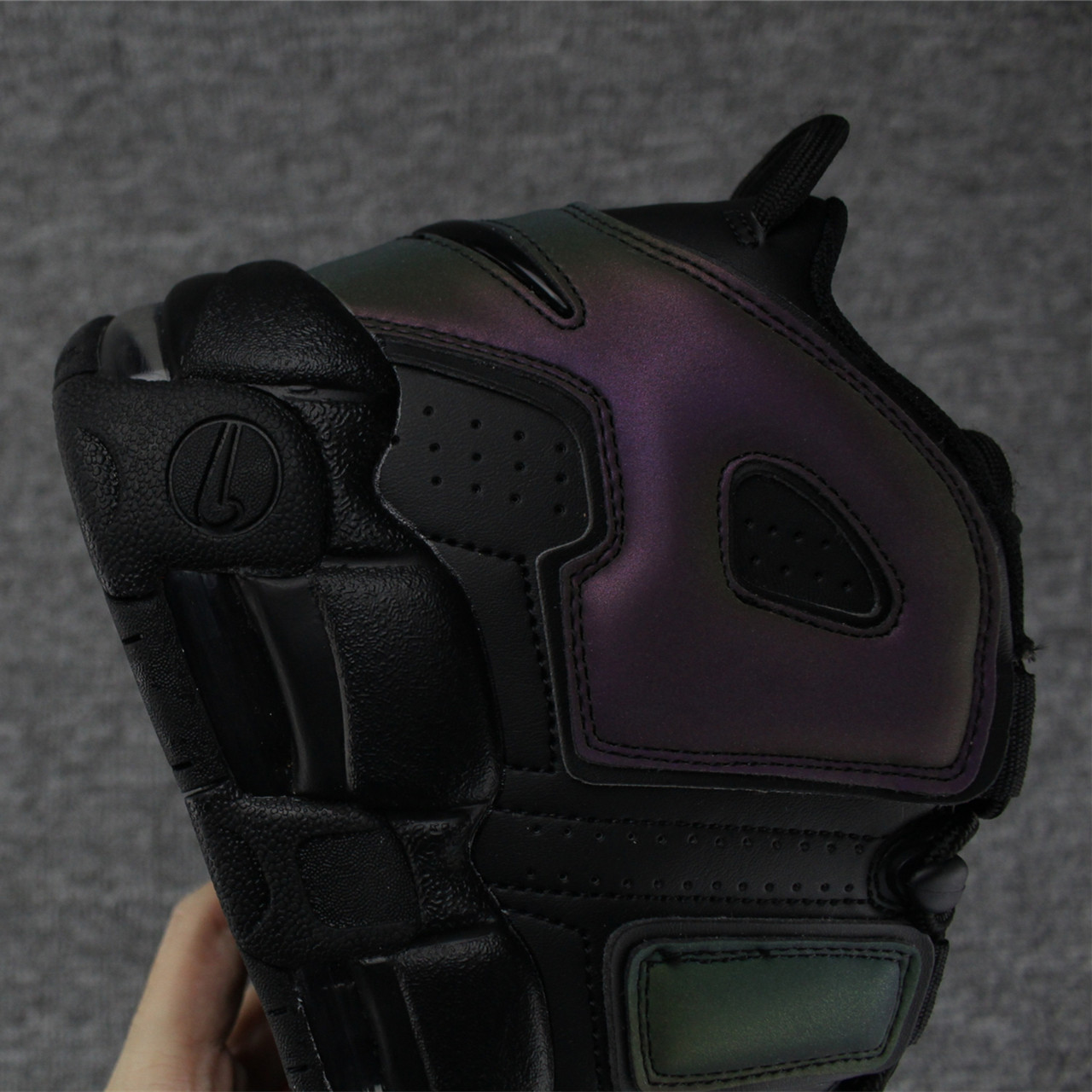 nike air more uptempo - Negro Arcoiris
