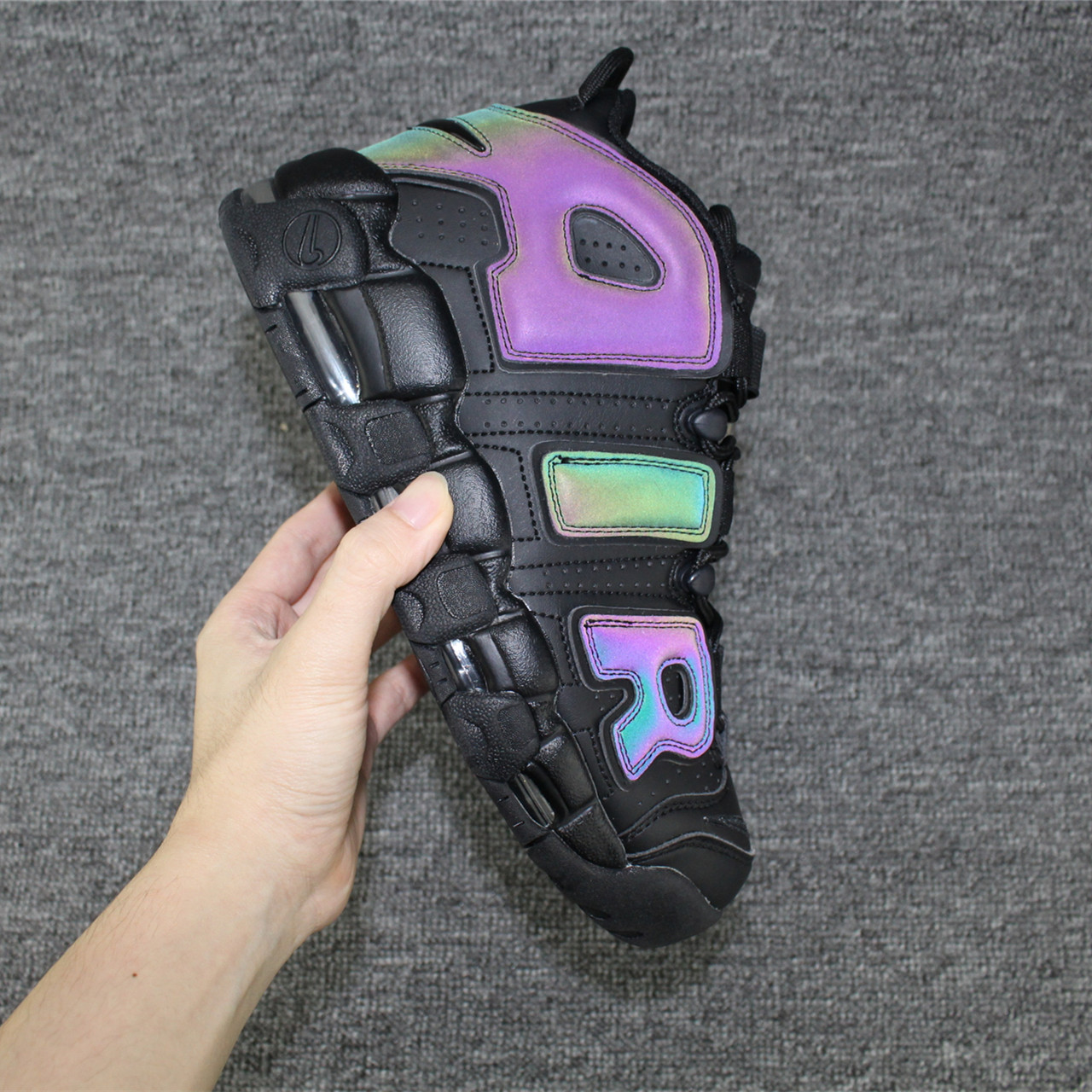 nike air more uptempo - Negro Arcoiris