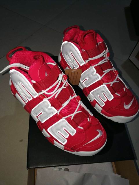 nike air more uptempo - Rojo Blanco
