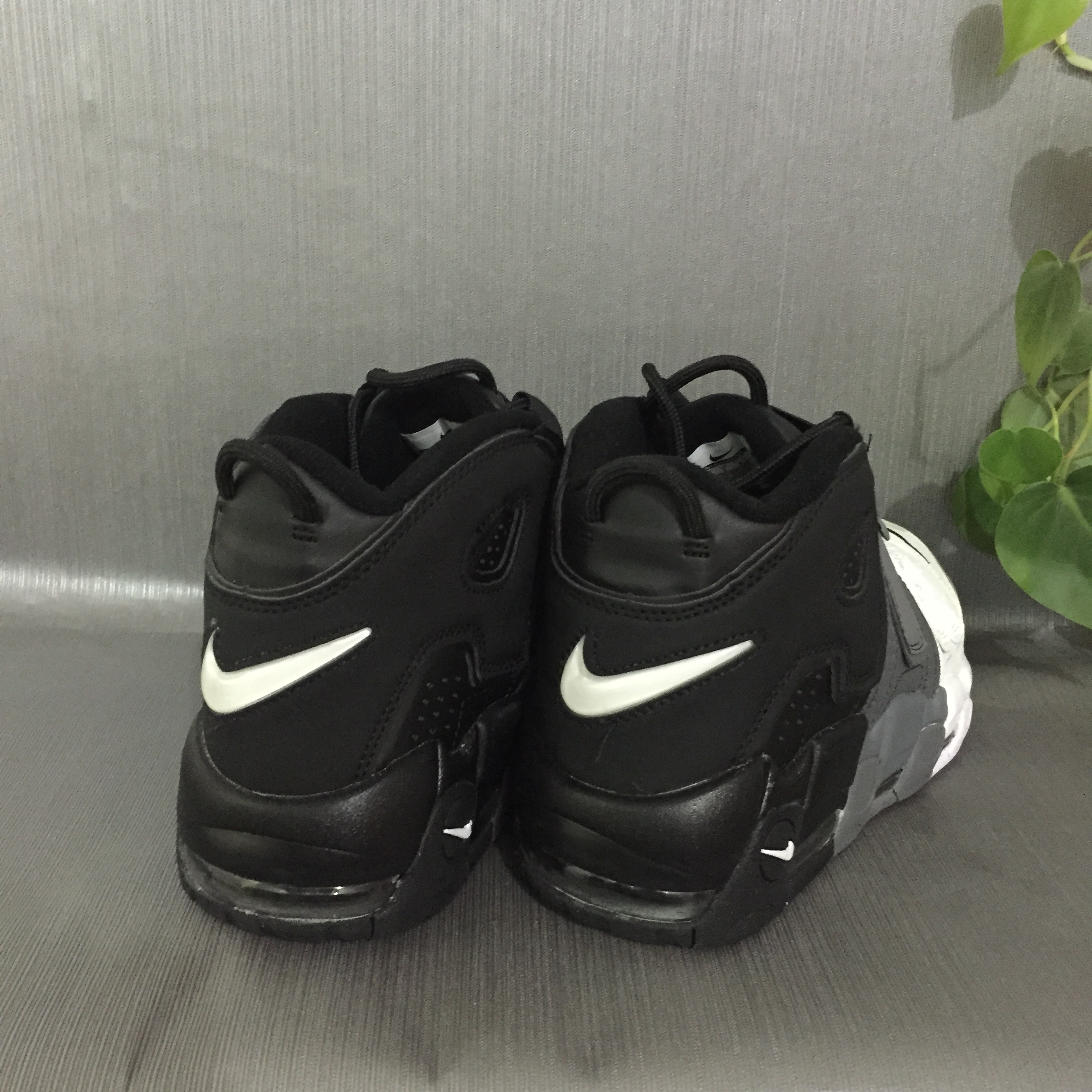 nike air more uptempo - Blanco Gris Negro