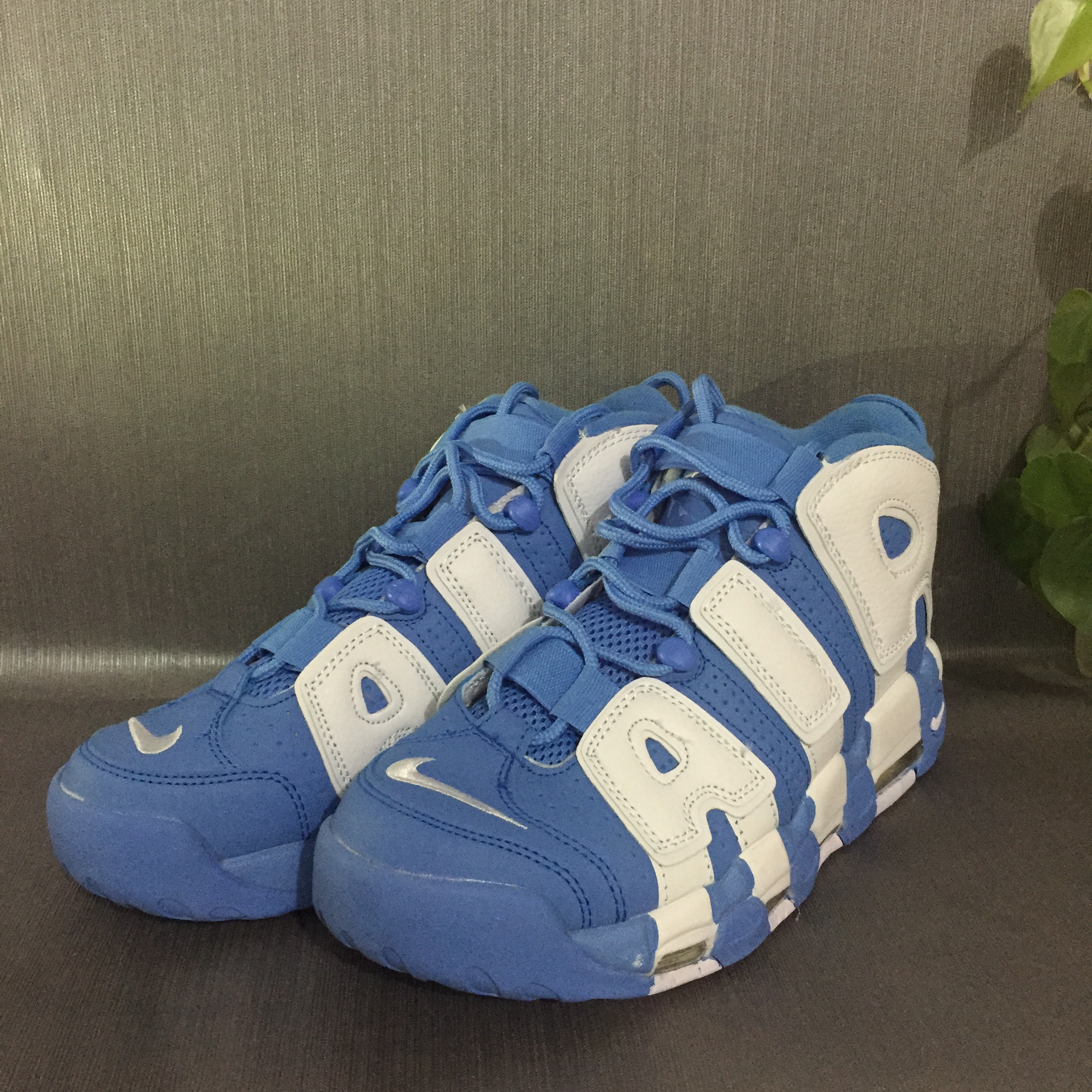 nike air more uptempo - Celeste Blanco
