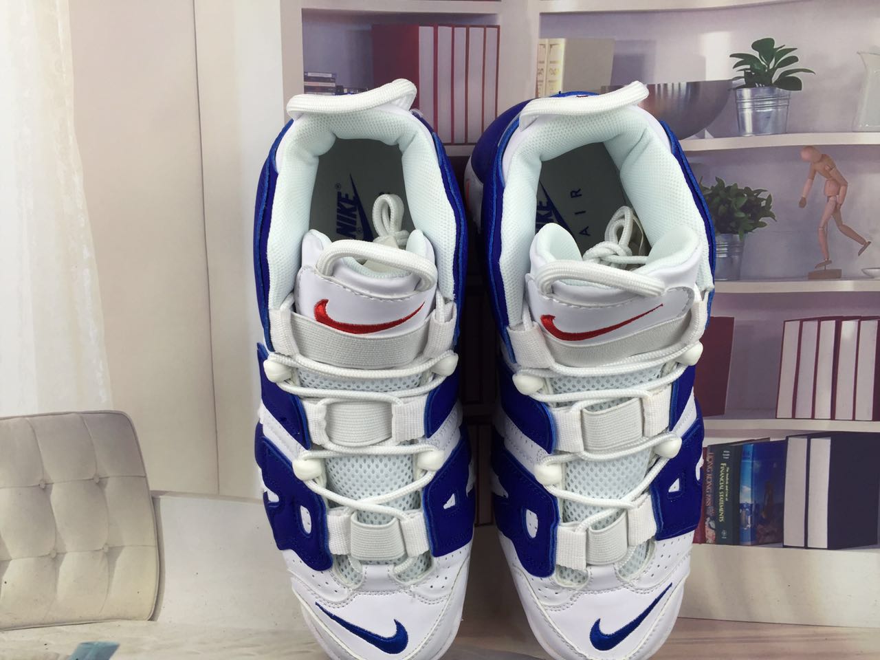 nike air more uptempo - Blanco Azul