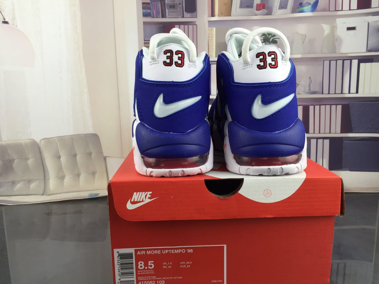 nike air more uptempo - Blanco Azul