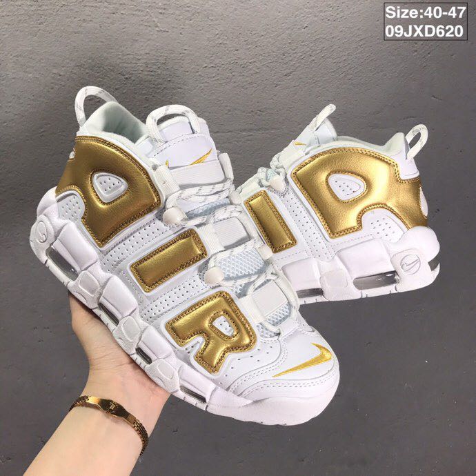 nike air more uptempo - Blanco Dorado