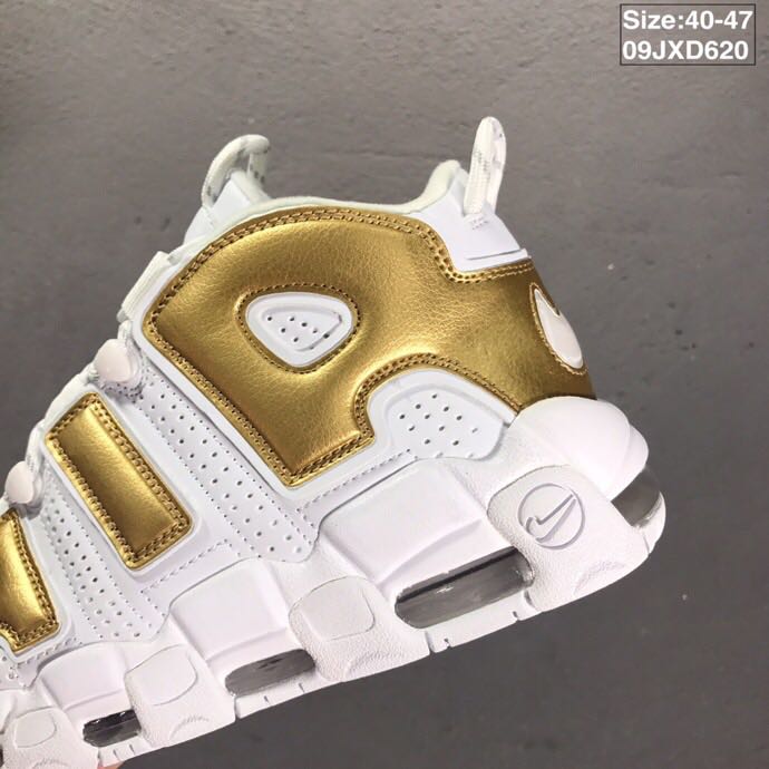 nike air more uptempo - Blanco Dorado