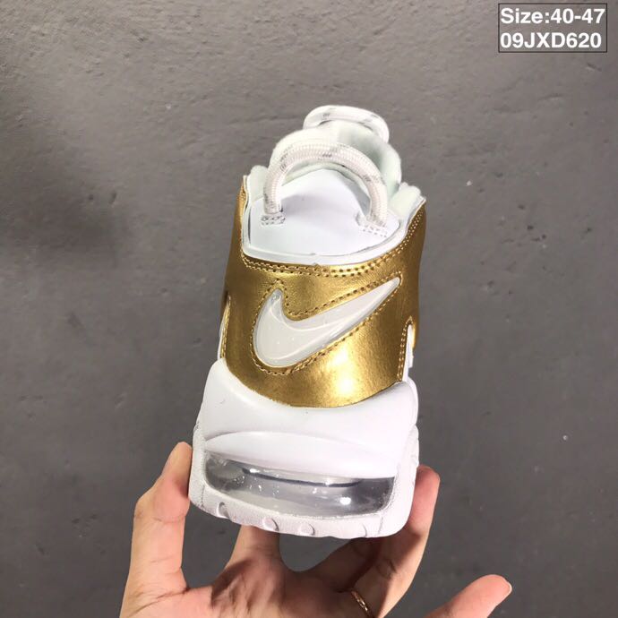 nike air more uptempo - Blanco Dorado