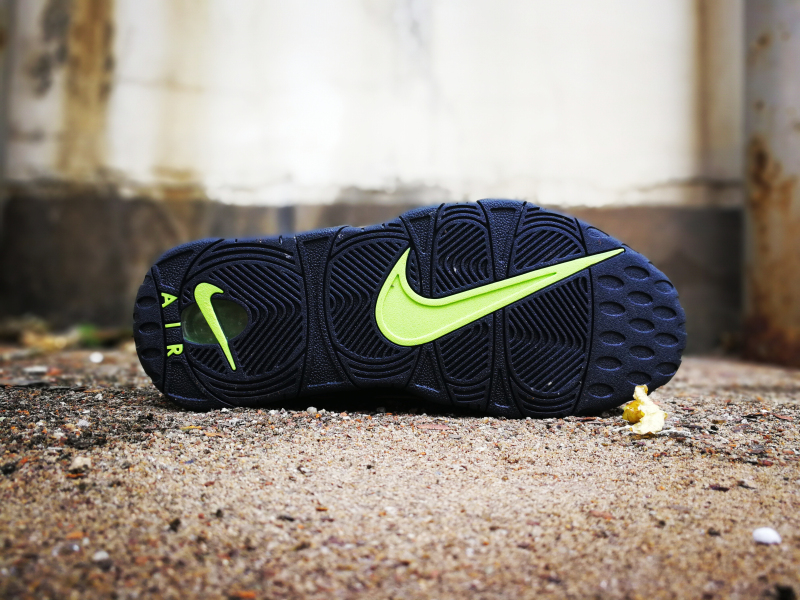 nike air more uptempo - Negro Fluor