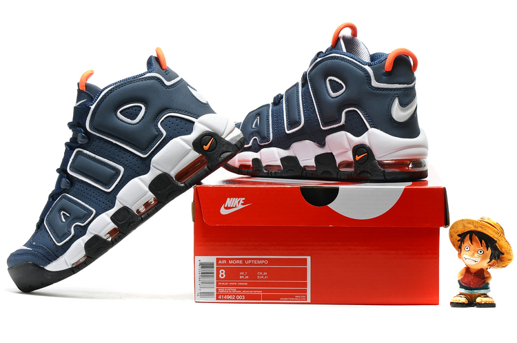 nike air more uptempo - Azul Blanco