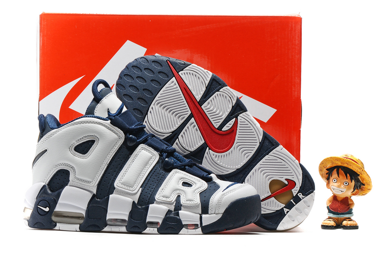 nike air more uptempo - Azul Blanco