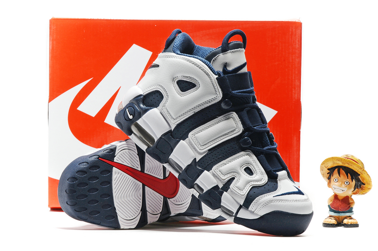 nike air more uptempo - Azul Blanco