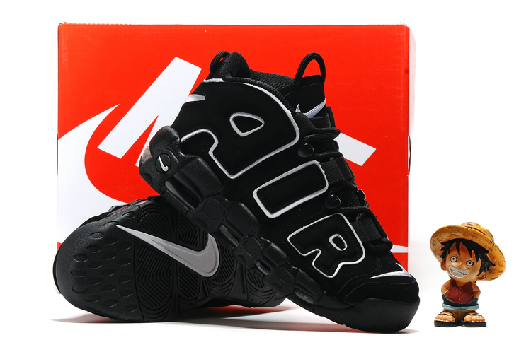nike air more uptempo - Negro Blanco