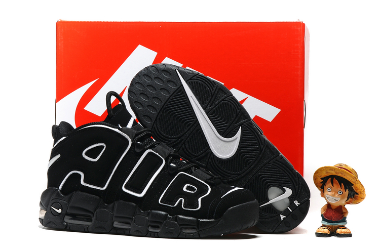 nike air more uptempo - Negro Blanco