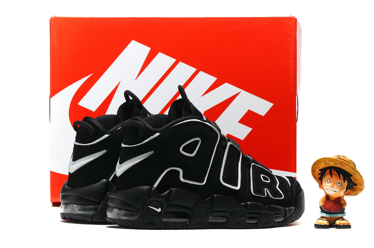 nike air more uptempo - Negro Blanco