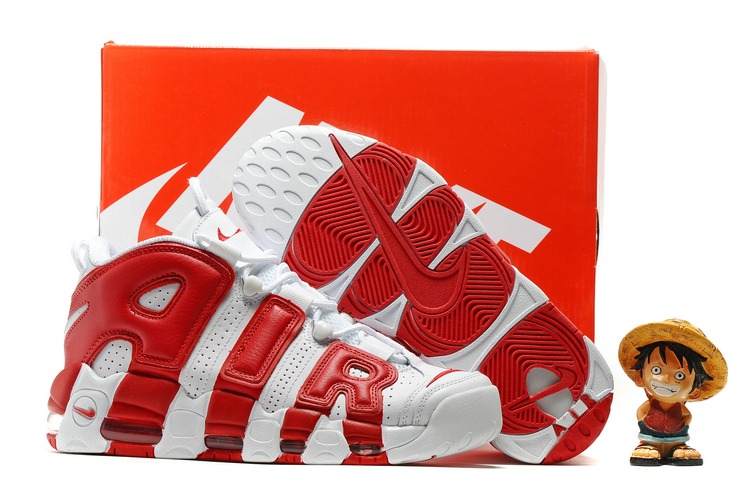 nike air more uptempo - Blanco Rojo