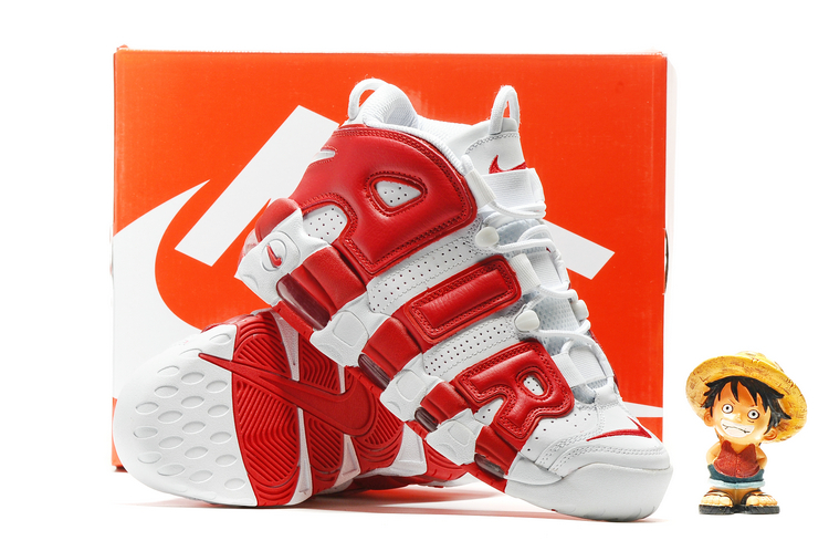 nike air more uptempo - Blanco Rojo