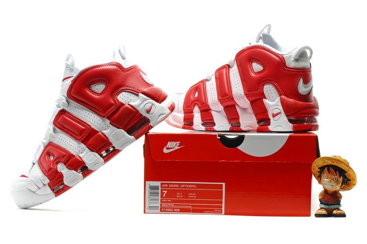 nike air more uptempo - Blanco Rojo