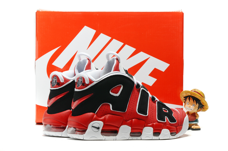 nike air more uptempo - Rojo Negro Blanco