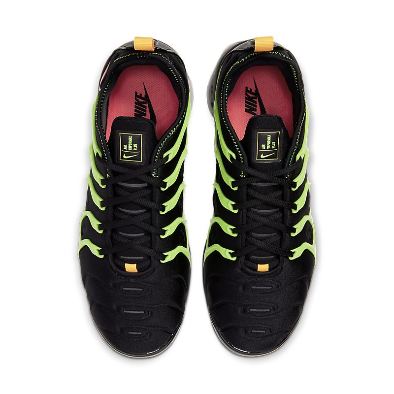 nike air vapormax tn plus - Negro Verde