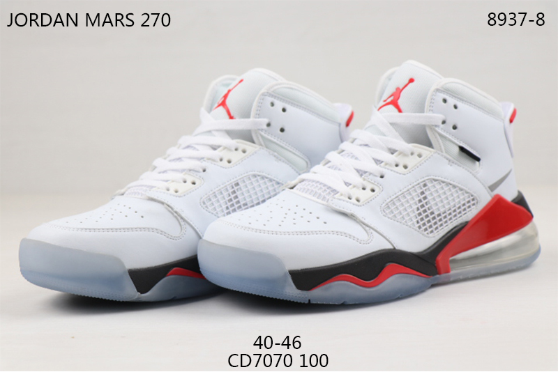 jordan jordan mars 270 - Negro Blanco Rojo Transparente