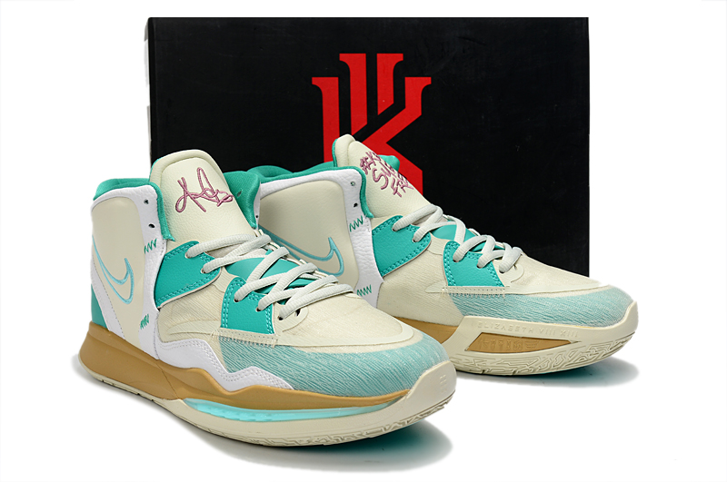 nike kyrie 7 - Blanco Menta Dorado