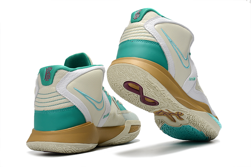 nike kyrie 7 - Blanco Menta Dorado