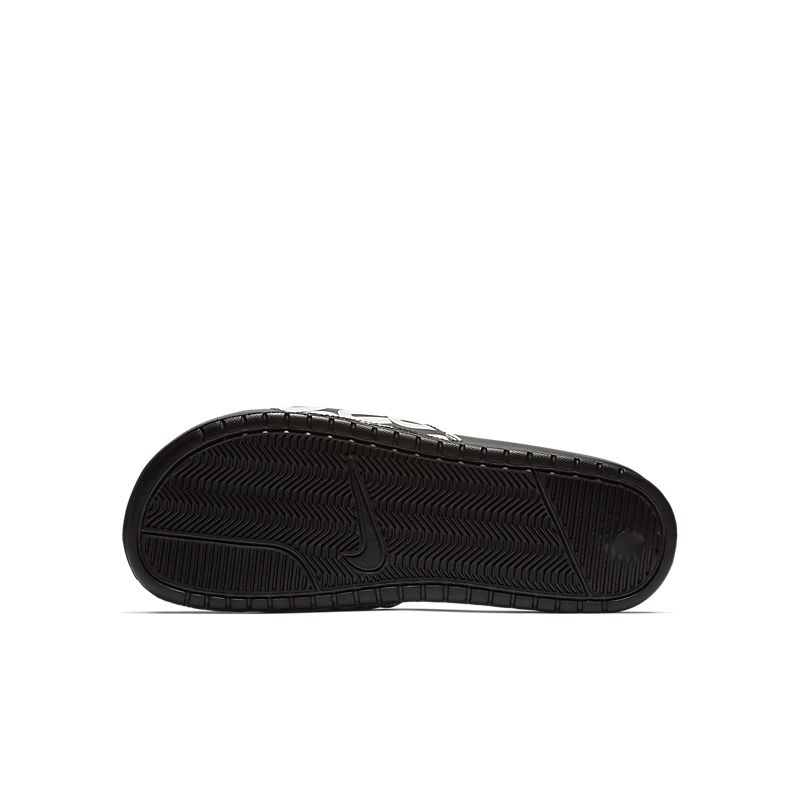 nike sandalia - Negro Blanco