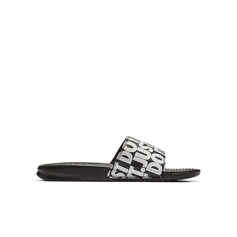 nike sandalia - Negro Blanco