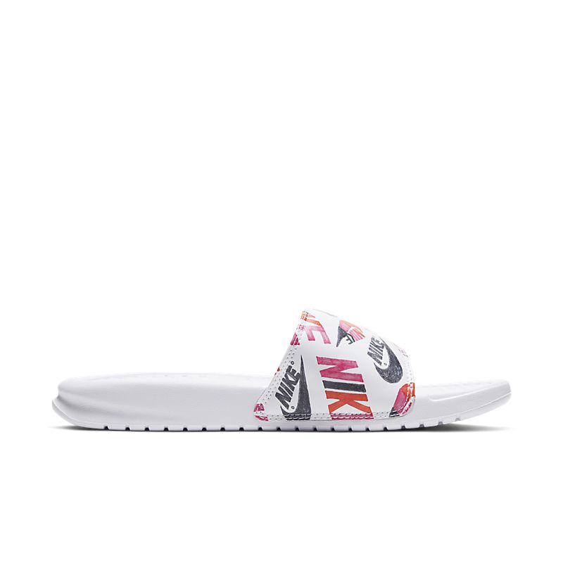 nike sandalia - Blanco Rojo