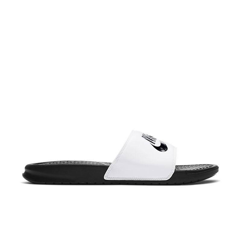 nike sandalia - Blanco Negro
