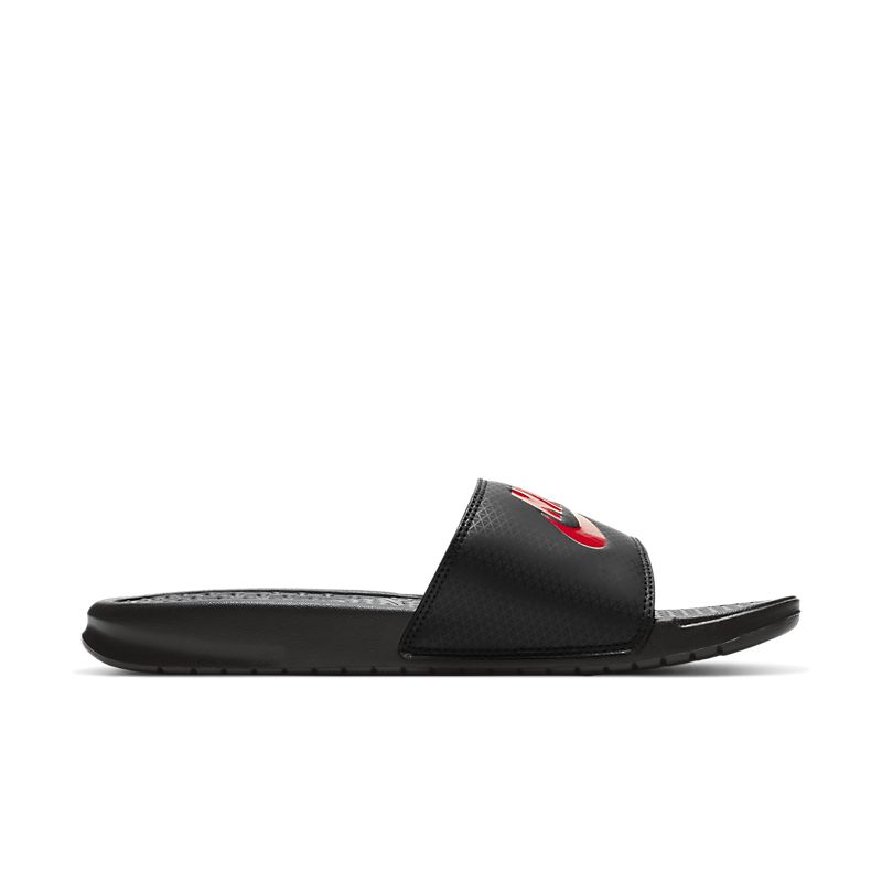 nike sandalia - Negro Rojo