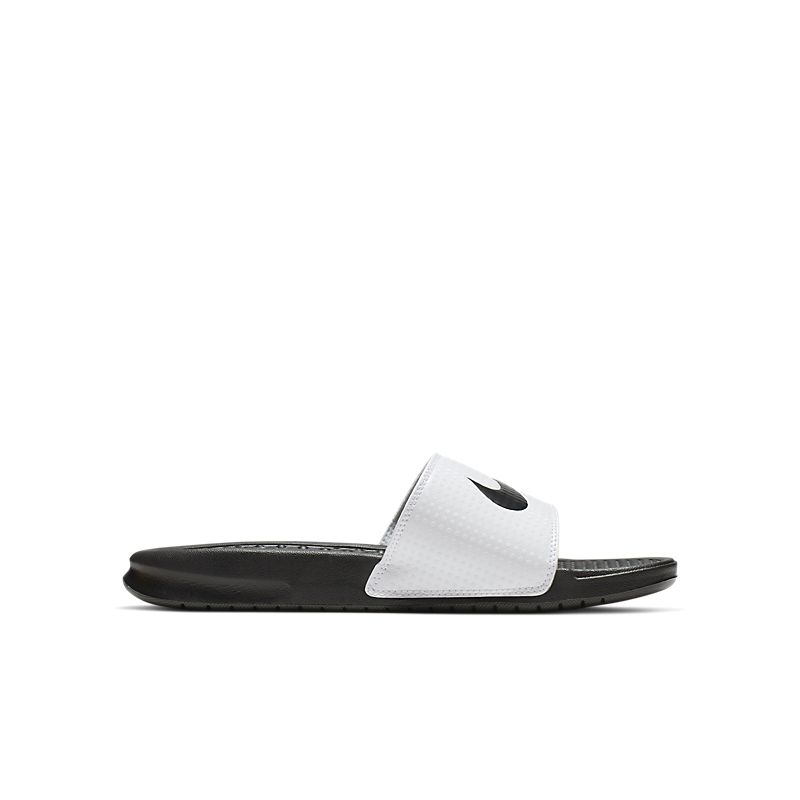 nike sandalia - Negro Blanco