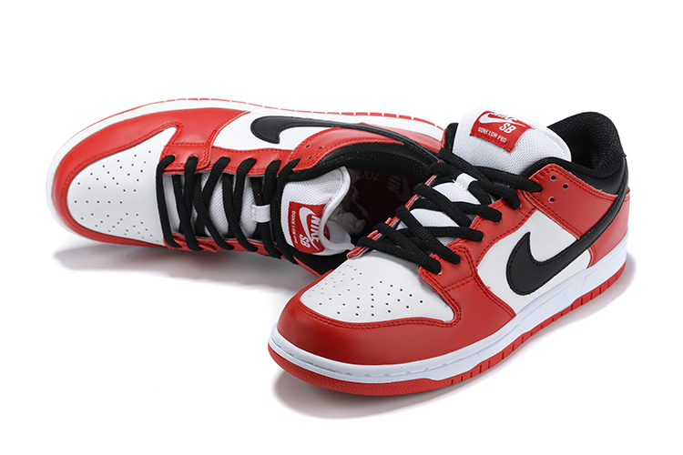 nike sb dunk - Rojo Blanco Negro