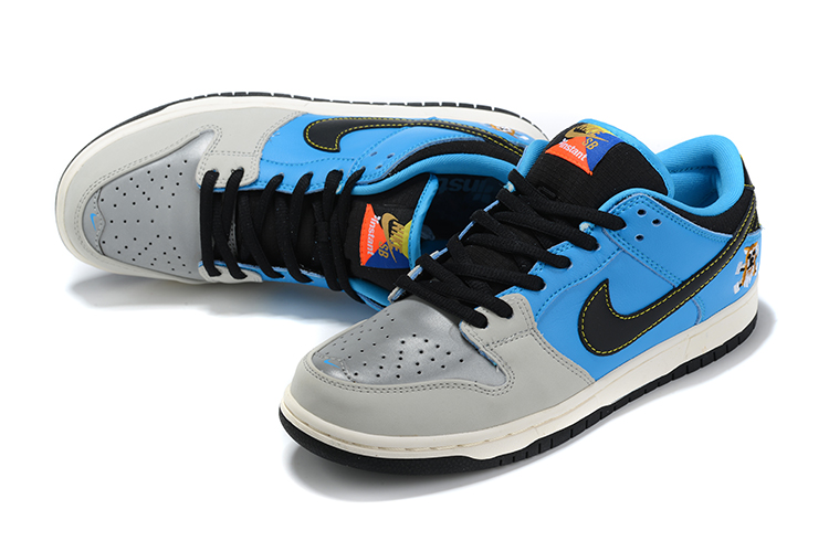 nike sb dunk - Celeste Gris Negro Amarillo