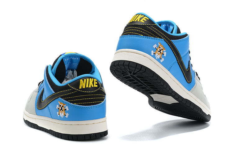 nike sb dunk - Celeste Gris Negro Amarillo