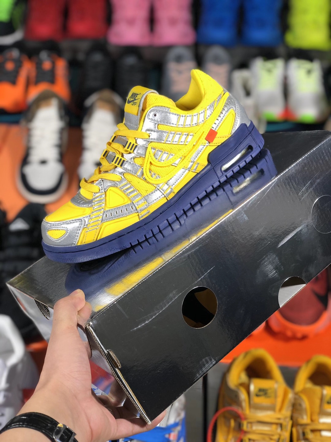 nike sb dunk - Amarillo Azul Gris
