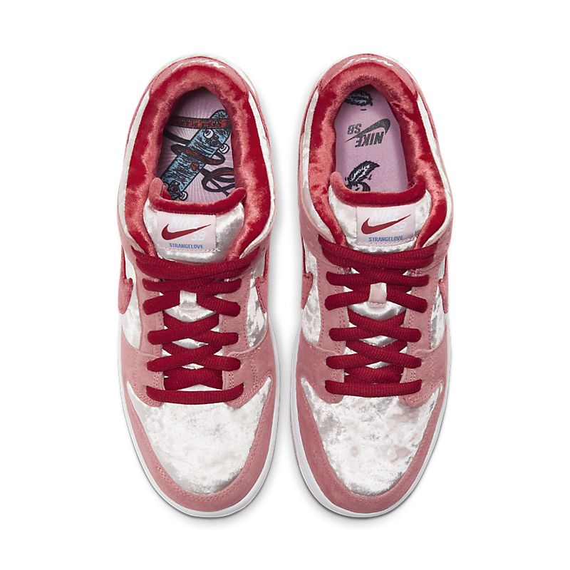 nike sb dunk - Rojo Rosado Blanco